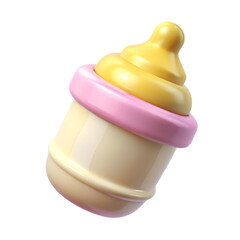 Feeding bottle 3D object.