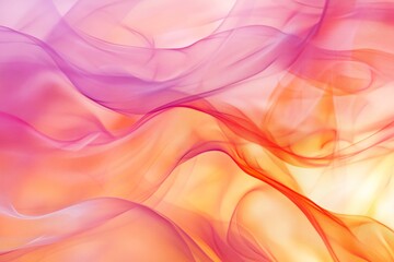 Obraz premium Abstract flowing pattern background, pink and orange colors