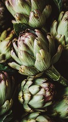 Fototapeta premium Close-up of artichokes