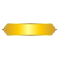 gold text frame