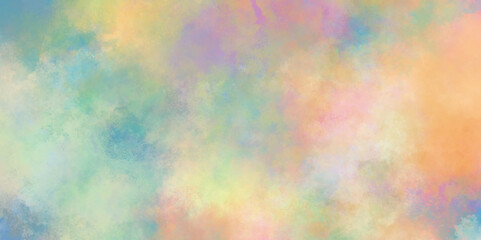 Brush stroked painting of colorful watercolor with holographic color, hand drawn stains watercolor texture,  painted watercolor background design with paint and colorful stains.