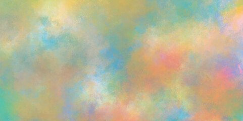 Brush stroked painting of colorful watercolor with holographic color, hand drawn stains watercolor texture,  painted watercolor background design with paint and colorful stains.