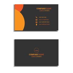 Obraz premium Business Card Design Template