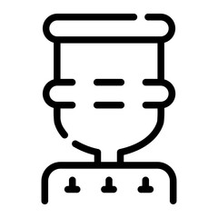 dispenser Line Icon