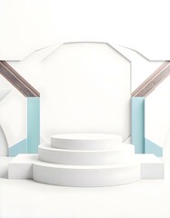 3D Podium Background for Product Showcase