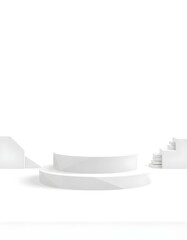 3d podium background for product showcase