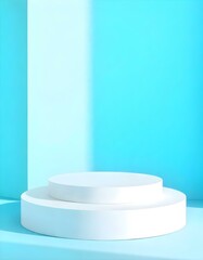 3d podium background for product showcase