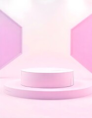 3d podium background for product showcase