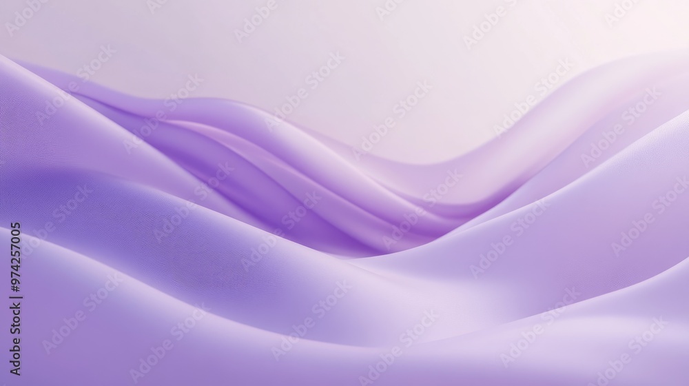 Poster beautiful light purple background with soft gradients and a smooth finish, providing a calming and e