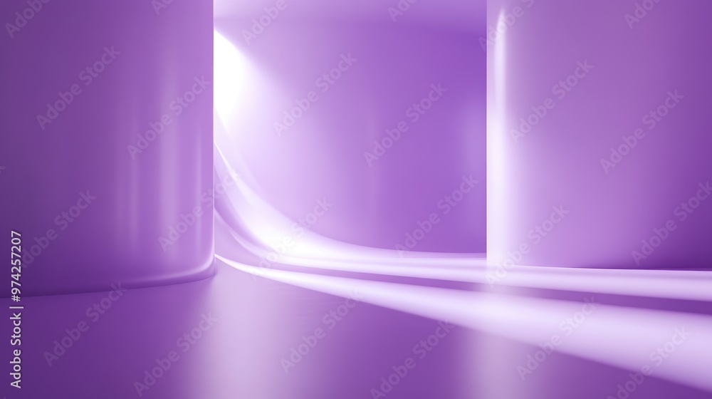 Poster elegant light purple background with smooth gradients and soft lighting, offering a clean and inviti