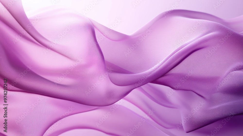 Poster elegant light purple background with smooth surface and gentle lighting effects, offering a fresh an