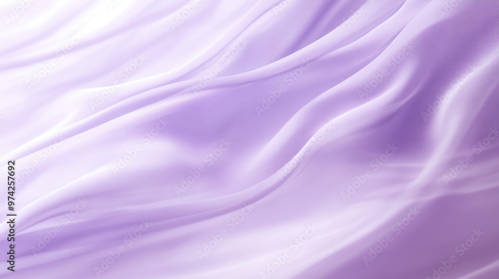 Poster soft light purple background with gentle shadows and smooth textures, offering a serene and inviting