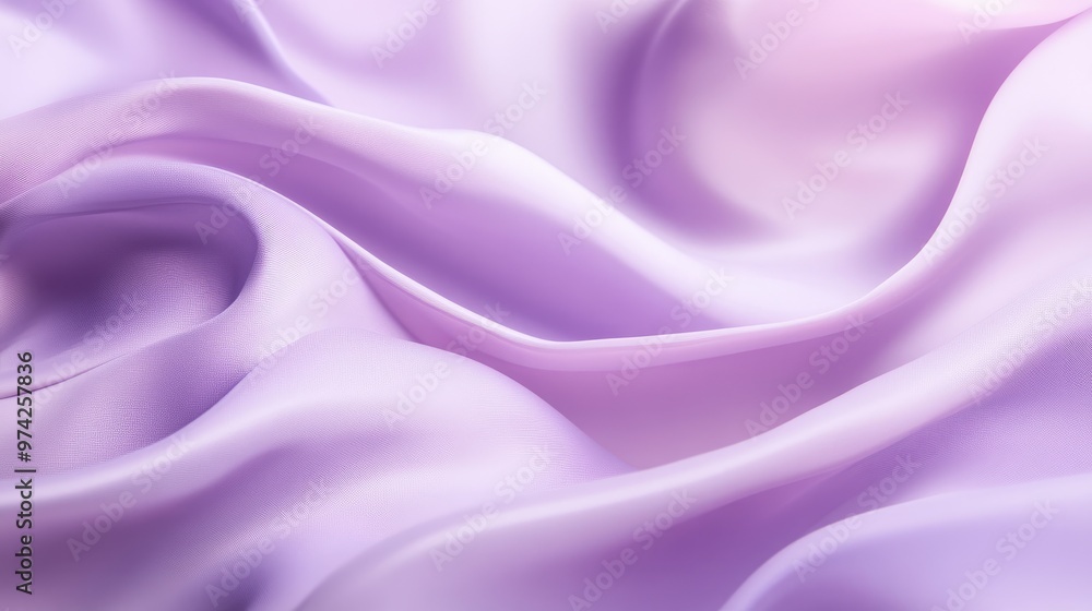 Poster soft light purple background with smooth surface and gentle shadows, offering a serene and elegant v
