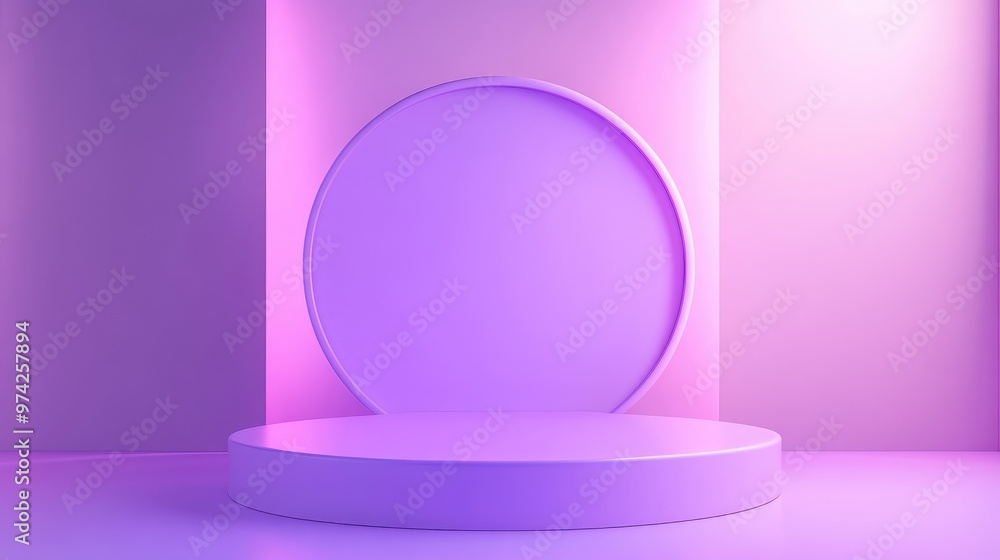 Poster warm light purple background with soft gradients and smooth surface, creating a vibrant and calming 