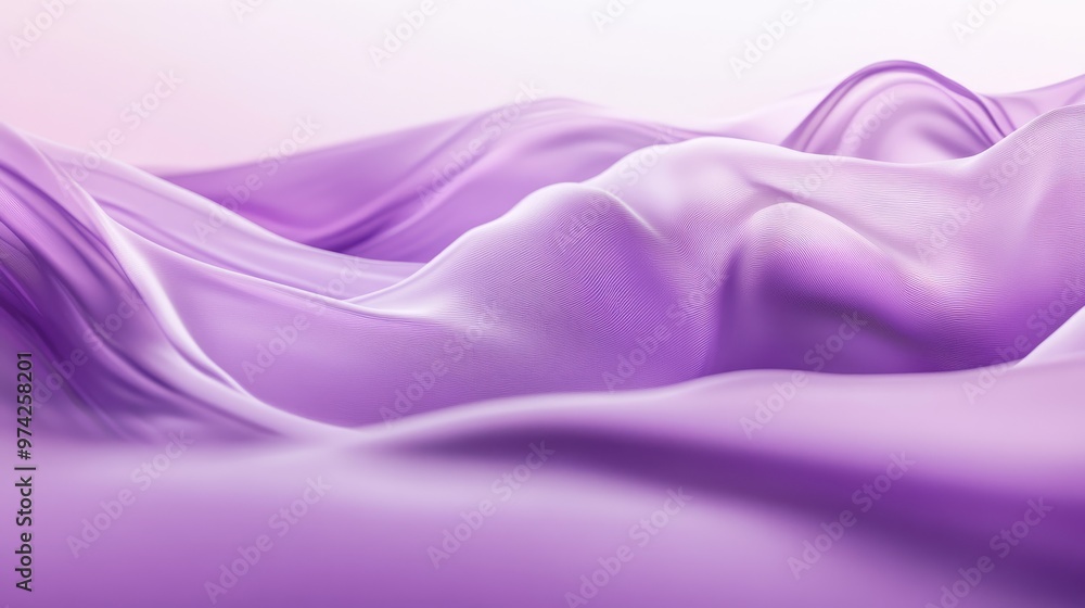 Poster beautiful light purple background with smooth gradients and soft shadows, perfect for creating a vib