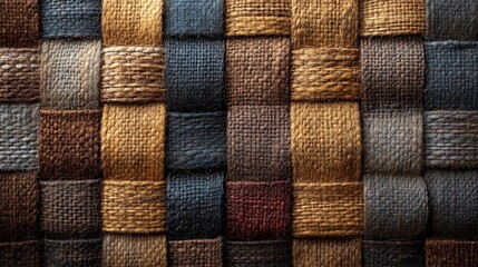 Close-up of woven fabric texture