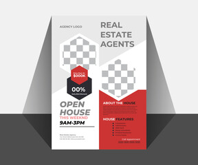 Real Estate Agents Property sale Flyer Design For Real estate Business. Vector Home sale flyer design layout, print ready home sale flyer design template bundle