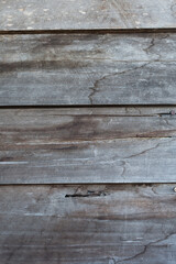 Fototapeta premium Old wooden rustic brown planks texture vertical background