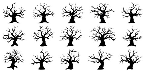 Halloween Tree Silhouette, Tree Silhouette