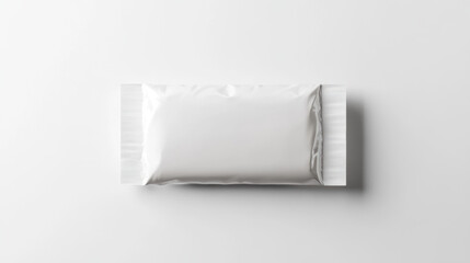 Blank Foil Pouch Mockup.
