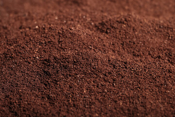 Close-Up of Coffee Powder Background