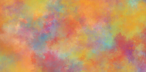 Light multicolor pastel watercolor background paper texture, Soft and cloudy Rainbow gradient watercolor background, bright Abstract brush painted watercolor drawing texture.