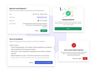 Modals UI Component WebDesign