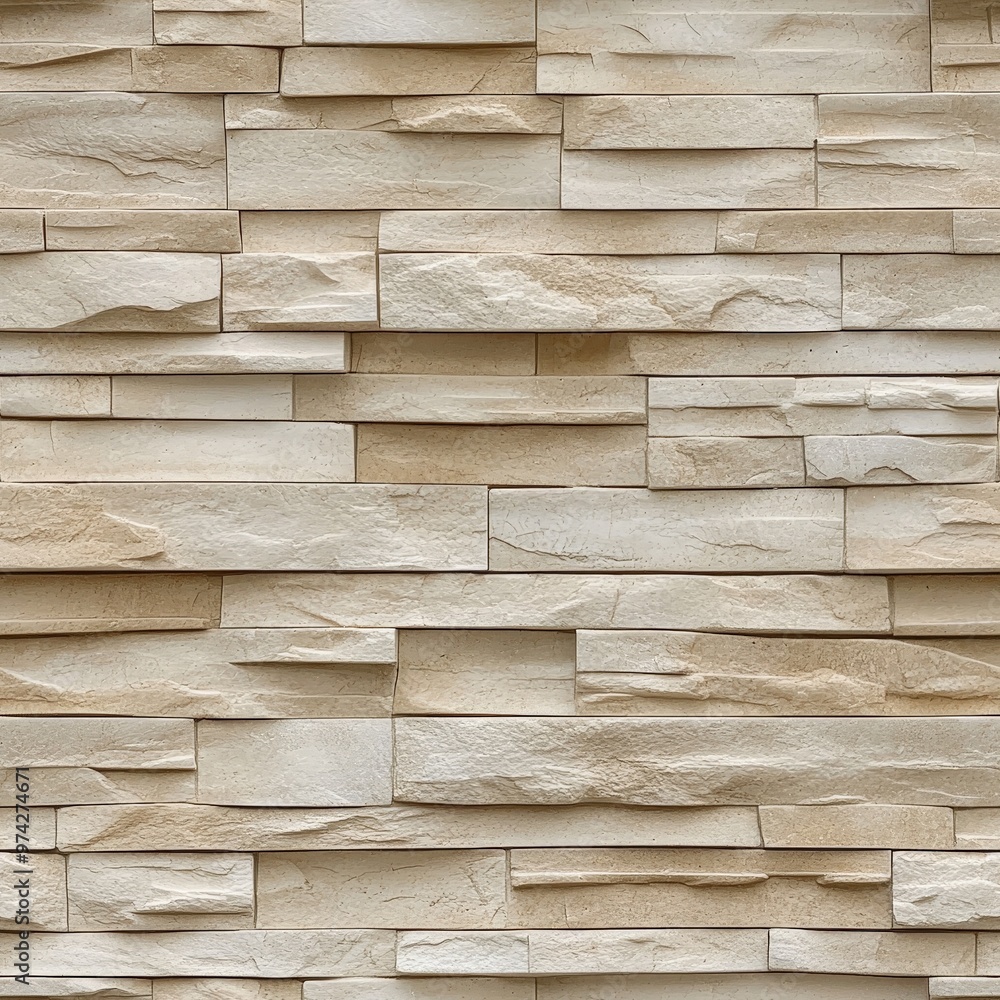 Poster a textured stone wall made from various-sized stone slabs, exhibiting detailed patterns and craftsma