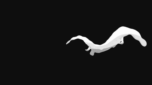 black and white smoke