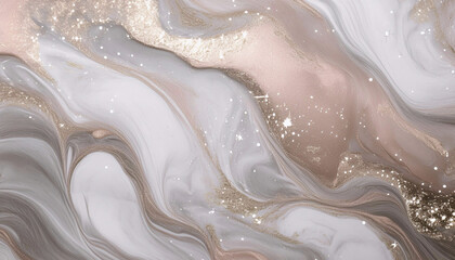 Fototapeta premium Tło abstrakcyjne do projektu, tekstura marmuru, beżowy kolor, wzór w kształcie fal, tapeta