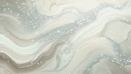 Fototapeta premium Tło abstrakcyjne do projektu, tekstura marmuru, beżowy kolor, wzór w kształcie fal, tapeta