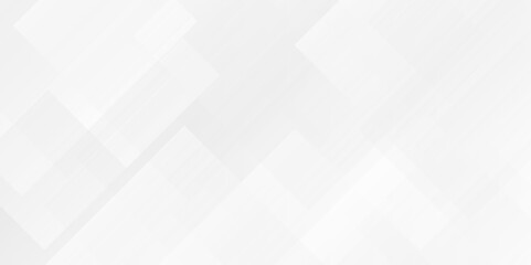 White and gray overlap triangle geometric technology pattern. minimal rectangle randomly arranged white lines transparent background layers overlapping presentation design.