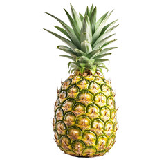 Fototapeta premium A whole pineapple isolated in transparent background