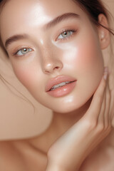 Obraz premium close up portrait of woman
