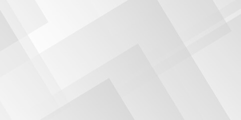 Vector abstract triangle paper wave technology smooth carve blank white gradient square line minimal creative concept banner web background.