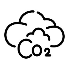 co2 Line Icon