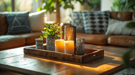 Scandinavian, mid-century, modern home interior designs for bedroom and living rooms.