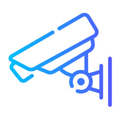 cctv Line Gradient Icon