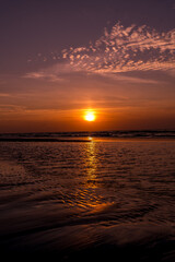 Beautiful Sunsets in Nieuwpoort, Noordzee