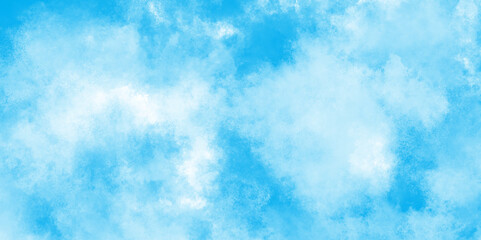 Vibrant clear blue sky with puffy and blurry natural clear clouds, The summer is colorful clearing day Good weather with natural clouds, Abstract blue color clouds background.