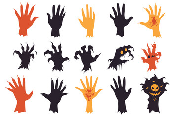Fototapeta premium Halloween vector silhouette