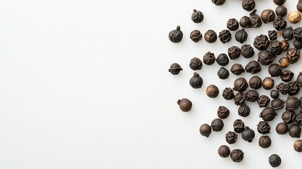 pepper and white background.