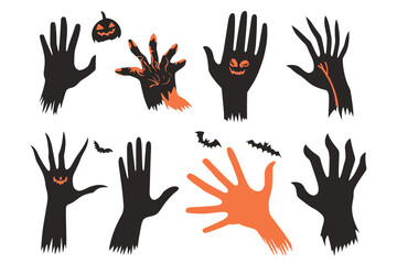 Fototapeta premium Halloween vector silhouette