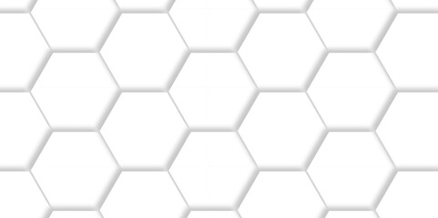 Vector abstract 3d white hexagon realistic mesh cell honeycomb texture. geometric white grid emboss hexagonal background. luxury emboss honeycomb white pattern.	
