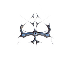 3d cybersigilism gold and silver texture