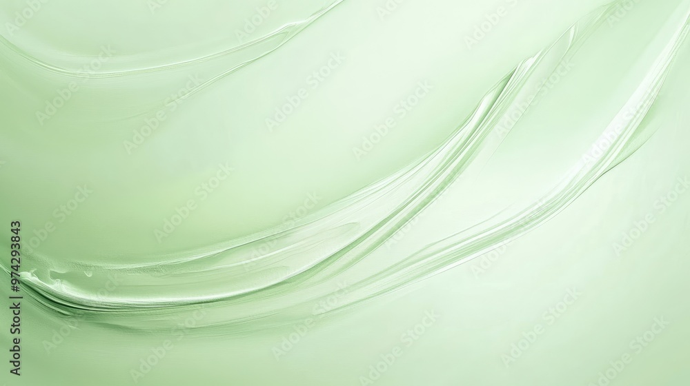 Poster beautiful light green background with soft gradients and smooth texture, creating a calming and fres
