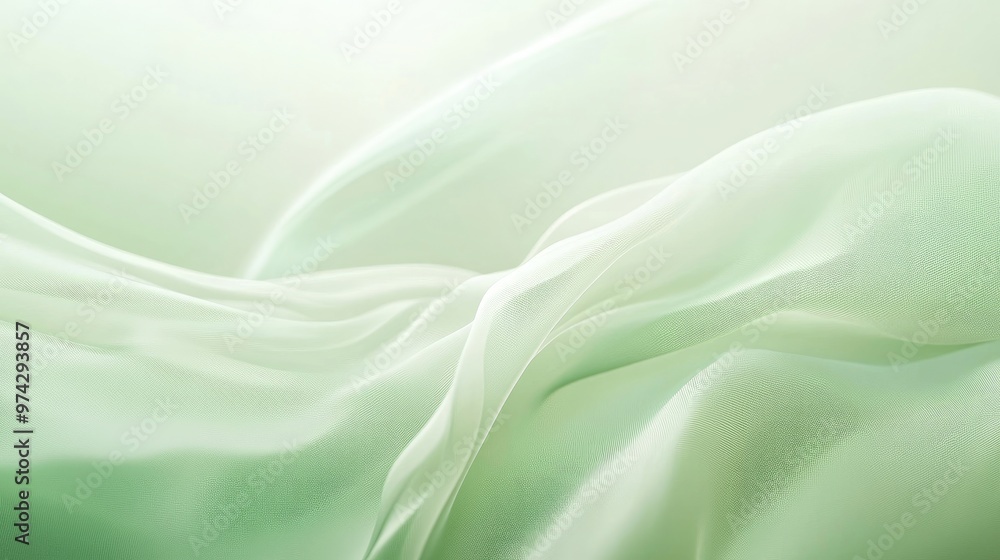 Poster beautiful light green background with soft gradients and smooth texture, creating a calming and fres