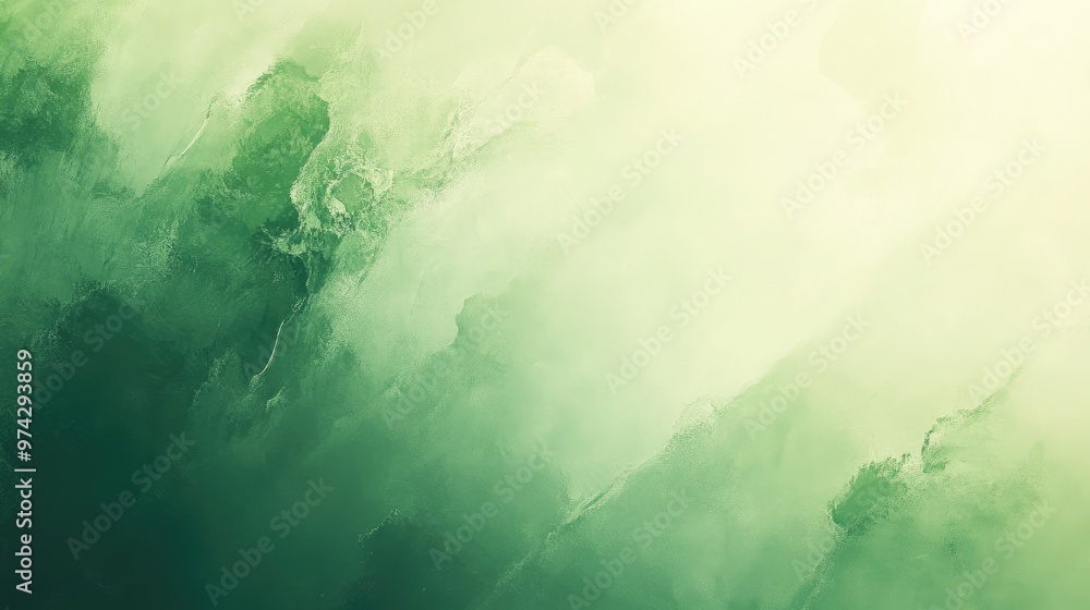 Poster beautiful light green background with soft gradients and smooth texture, creating a calming and fres