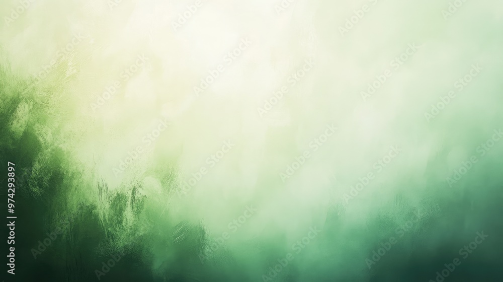 Poster beautiful light green background with soft gradients and smooth texture, providing a serene and natu