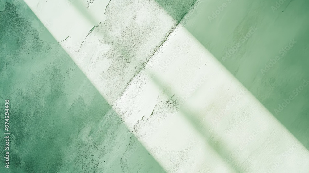 Poster soft light green background with subtle textures and gentle shadows, providing a vibrant and calming